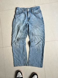 Zara Light Wash Denim Jeans