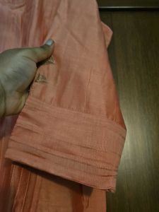 FAB india Elegant Peach Kurta