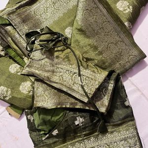 cotton silk saree