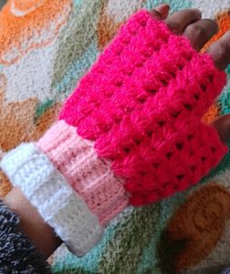 3 Handmade Fingerless Gloves