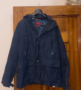 zara men  Navy Blue Jacket