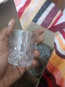 Crystal Whiskey Glasses - Set of 4