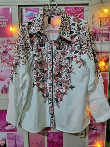 New Floral Print Shirt Women