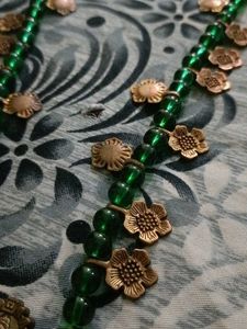 Green Beaded Necklace