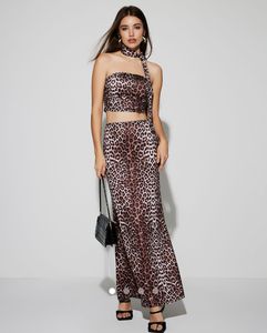Leopard Print Two-Piece Set Savanna
