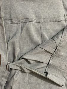 Wide Leg Trousers with Button Detail