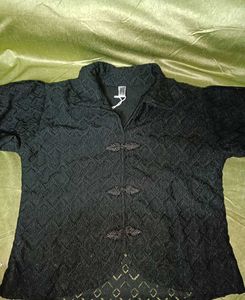 Green Lace Top