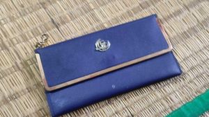 Elegant Blue Wallet