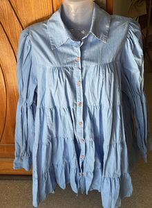 Tiered Ruffle Sleeve Shirt