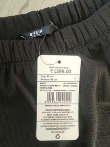 Chic Black Halter Co - Ord Set