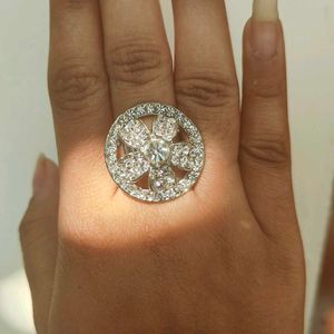 Set Of Diamond Bangles And Ring
