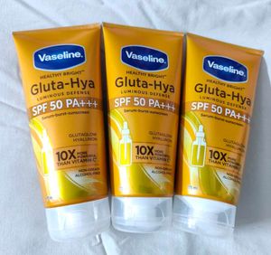 3 Vaseline Gluta-Hya SPF 50