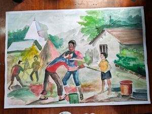 Water Colour Penting Student Pratical