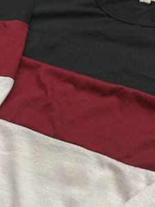 Color Blocked Long Sleeve T-Shirt