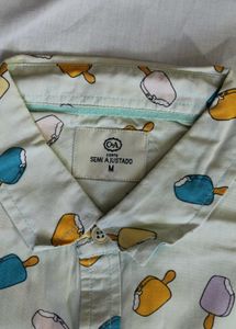 Ice Cream Print Shirt