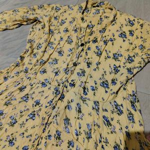 🌼 Elegant Yellow Floral Maxi Dress 🌼