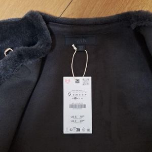 Zara Faux Fur fireman jacket