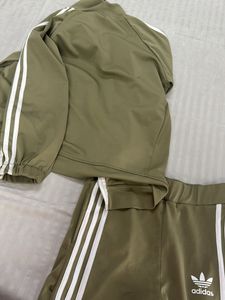 Adidas Olive Tracksuit Jacket and pants