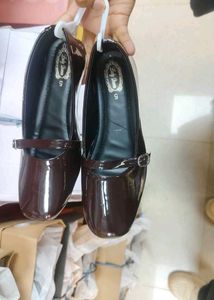 Coffee Brown Marry Jane Flats