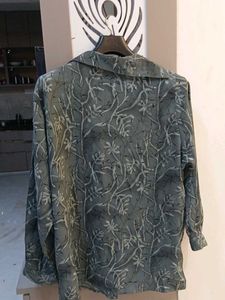 Floral Print Button-Down Shirt