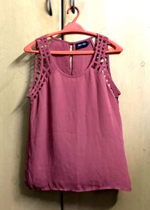 Sleeveless Party Wear Tops (XL)