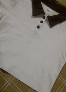 Woman&#39;s Korean Style Polo Tshirt Top