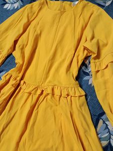 Yellow Tiered Maxi Dress