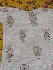 Floral Print Kurta