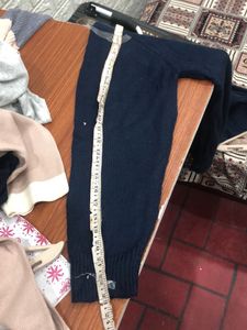 Navy Blue Pullover Sweater🌷