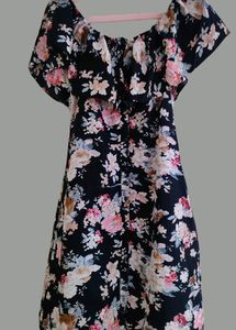 Black Floral Dress