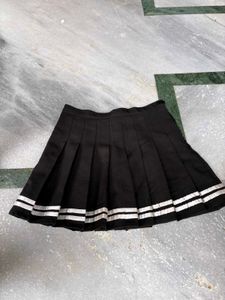 Pleated Mini Skirt