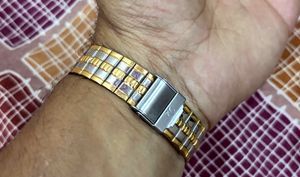 Titan Branded Analog watch Date Black Dial Stainle