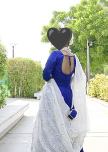 Royal Blue Lehenga Choli (Without Duppta)
