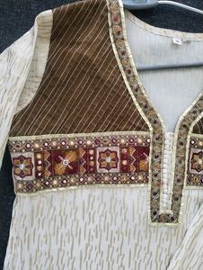 White Casual Wear Kurti