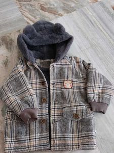 Adorable Plaid Baby Jacket