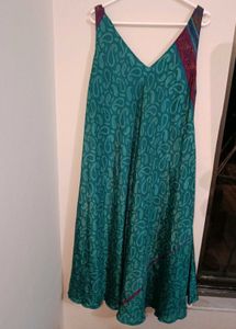 A-line Boho Silk Vacay Dress (from Turkey)