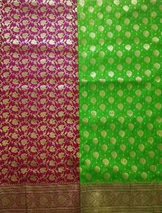 Patali Pallu Pure Banarasi Silk Saree