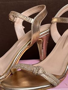 Embellished Stilettos with Buckle
