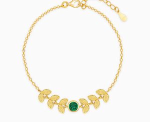 Golden Leaf Bracelet Of Giva