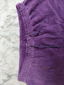 Purple Velour Lounge Pants