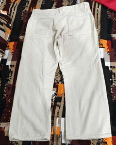 Wide Leg Beige Pants