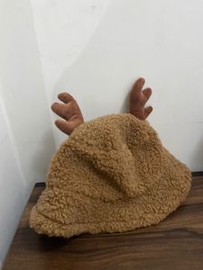 💕Cozy Reindeer Bucket Hat🎩