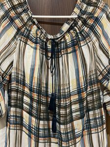 Plaid Off-Shoulder Top