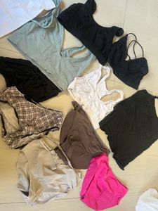 Five Used underwears + 5 Bras