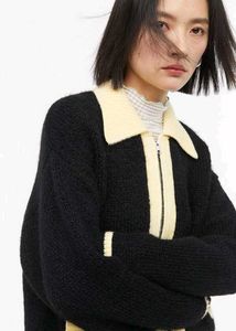 H&amp;M varsity zip-up cardigan