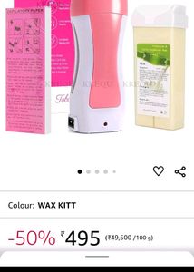 Hair Removal Wax Kit With Heater And Strips
