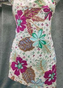 Floral Print Mini Dress