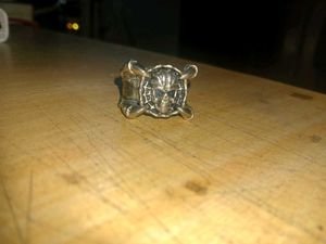 Gothic Stainless Steel Skull Ring.