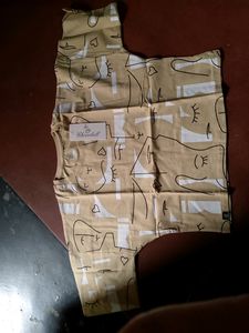Skin Colour Print Buggy Tshirt With Tag