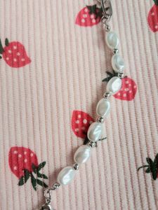 heart pearl necklace